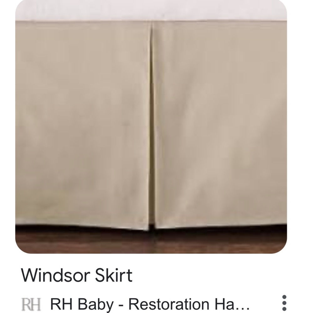 Restoration hardware bedskirt❤️❤️❤️❤️